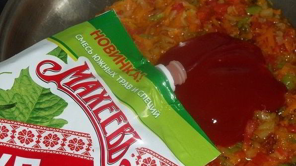 фрикадельки ежики с овощами