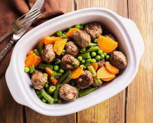 Фрикадельки из баранины с курагой