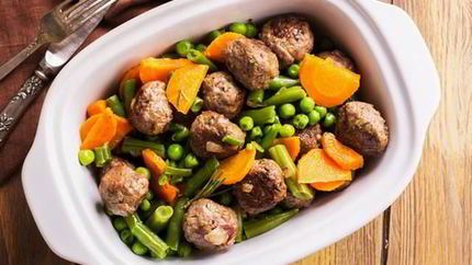 Фрикадельки из баранины с курагой