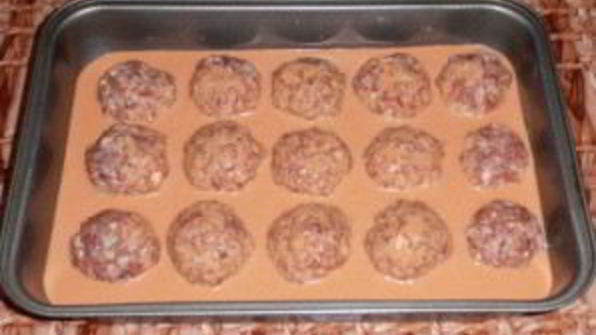 фрикадельки из фарша с рисом