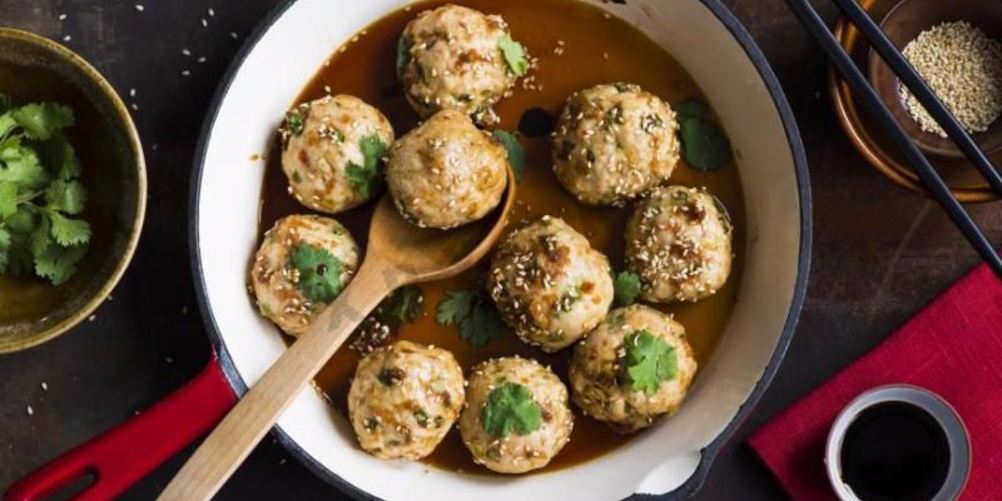 Рецепт фрикаделек из курицы в азиатском стиле в духовке