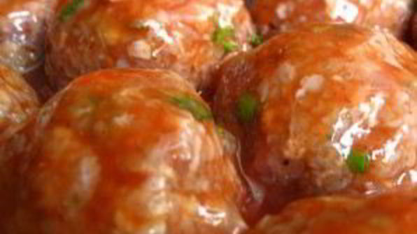 фрикадельки с гречкой