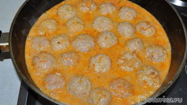 фрикадельки с кабачком