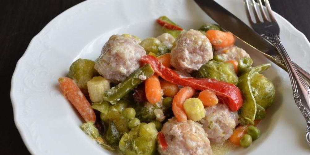 Рецепт фрикаделек с овощами