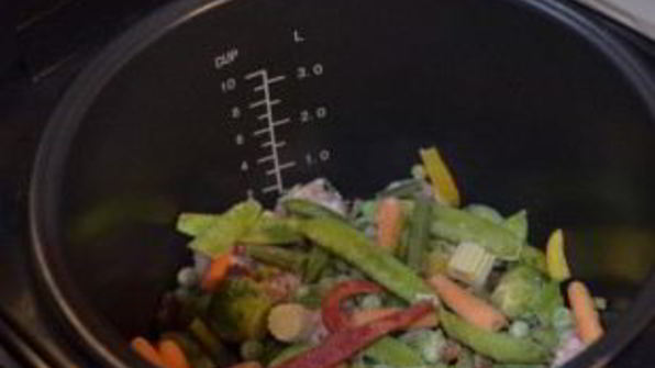 фрикадельки с овощами