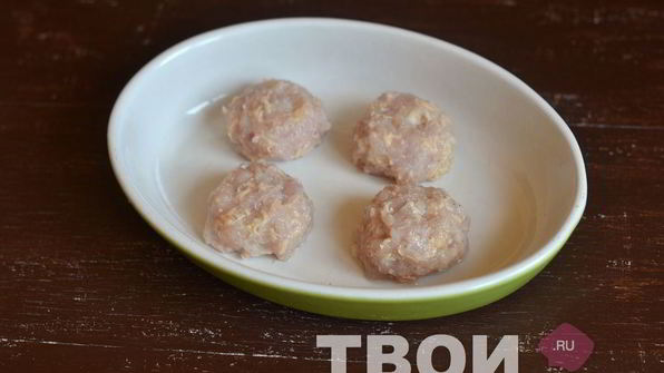 куриные фрикадельки с сыром