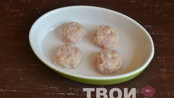 куриные фрикадельки с сыром
