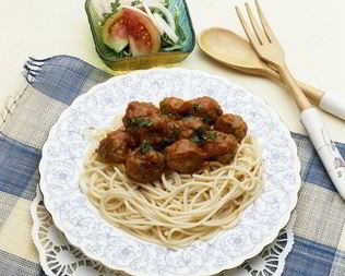 Куриные фрикадельки в соевом соусе