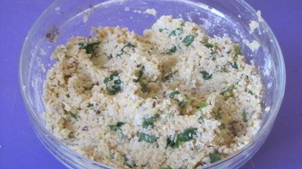 пита с фрикадельками из нута фалафель