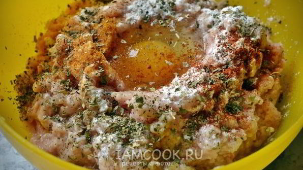 сливочные фрикадельки с картофелем фри