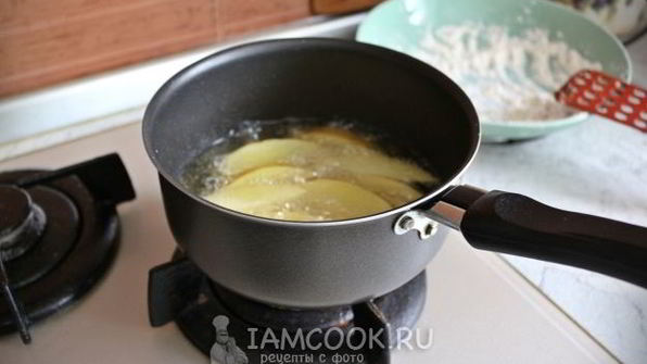 сливочные фрикадельки с картофелем фри