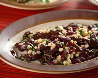 Гарнир из фасоли