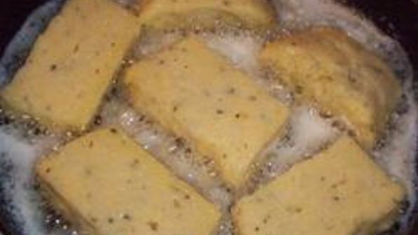 гарнир из кукурузной крупы с сыром