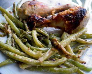 Гарнир из стручковой фасоли