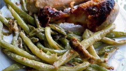 Гарнир из стручковой фасоли