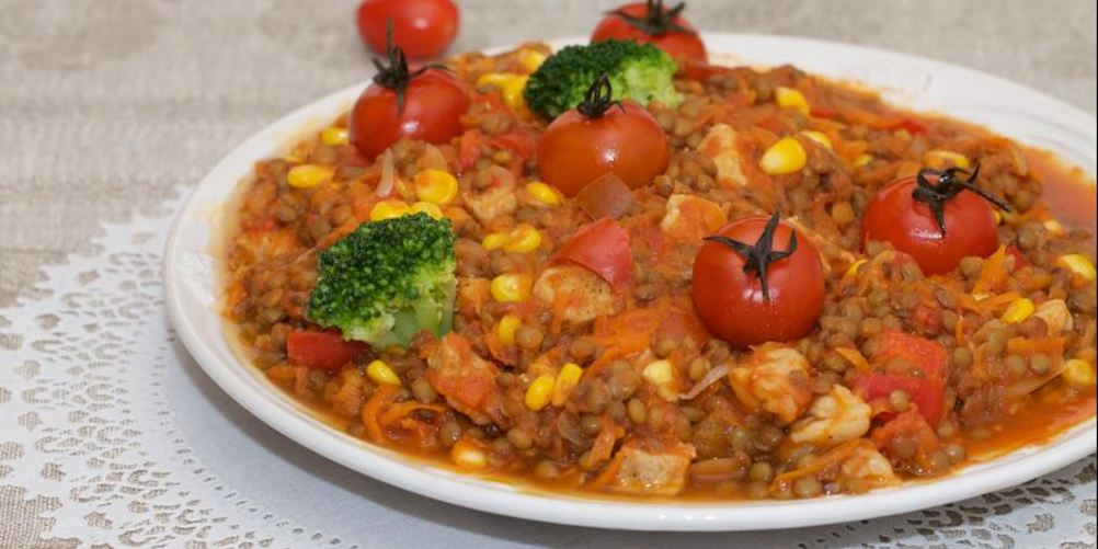 Рецепт чечевицы с мясом