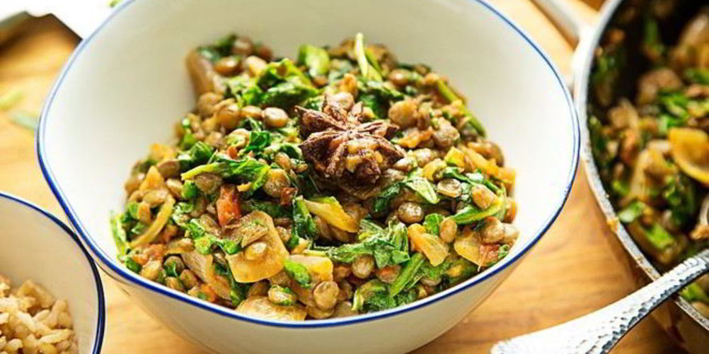 Рецепт чечевицы с овощами