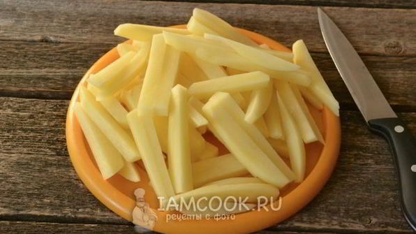 картофель фри в духовке