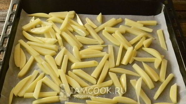 картофель фри в духовке