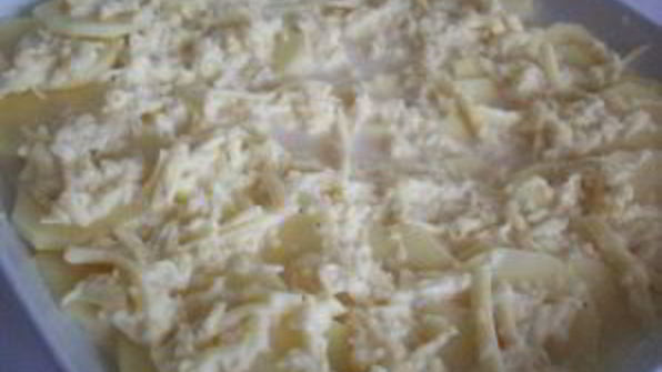 картофель под сыром