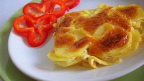 картофель под сыром