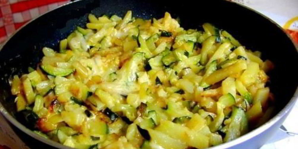 Рецепт картофеля с кабачками