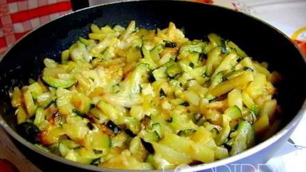 Картофель с кабачками