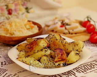 Картофель в пакете для запекания