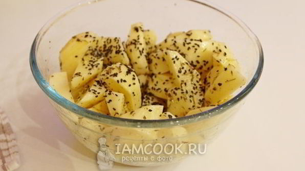 картофель в пакете для запекания