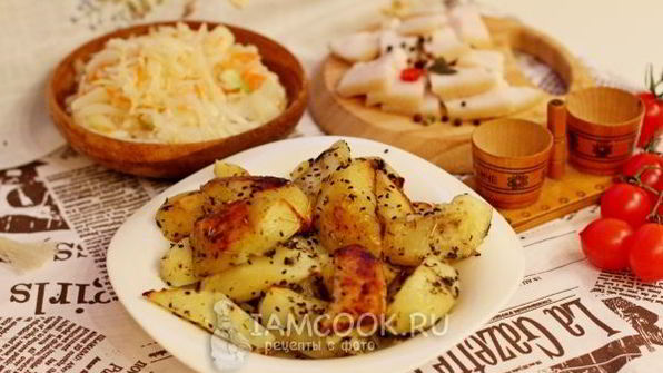 картофель в пакете для запекания