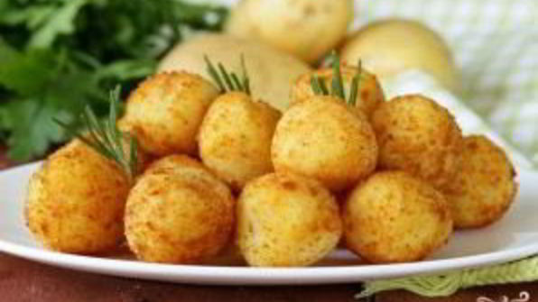 картофельные крокеты постные