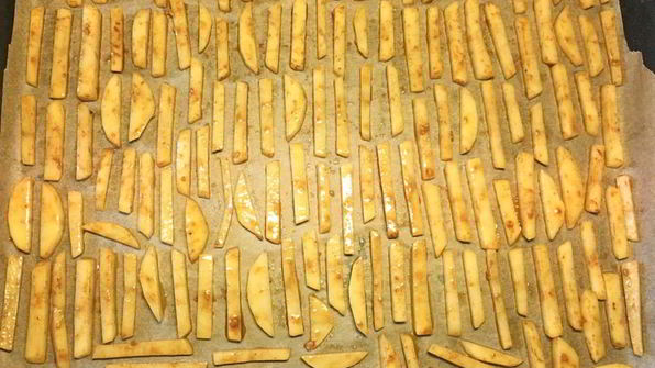 картошка фри в духовке