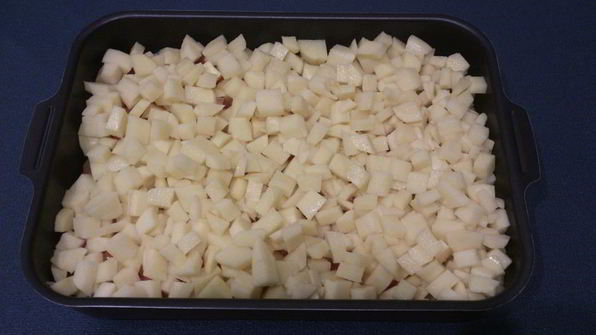 молодой картофель с курицей