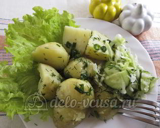 Молодой картофель в мультиварке