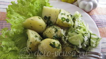 Молодой картофель в мультиварке