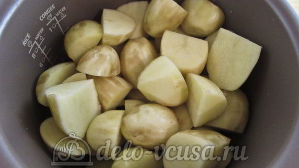 молодой картофель в мультиварке