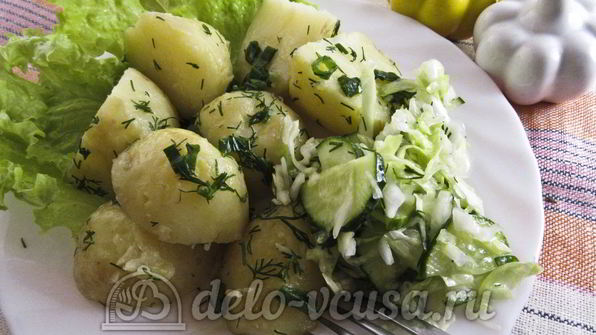 молодой картофель в мультиварке