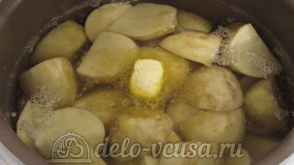 молодой картофель в мультиварке