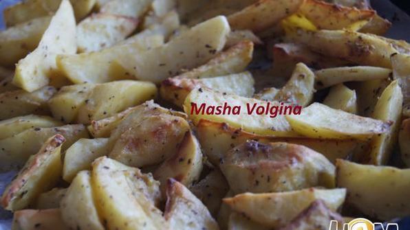 печеный картофель с горчицей