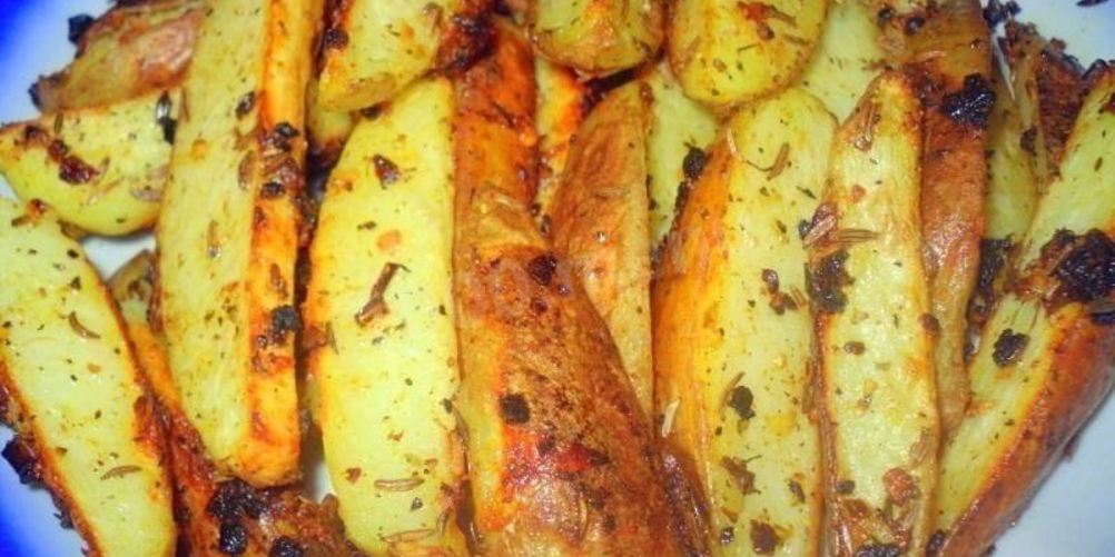 Рецепт постного картофеля по деревенски