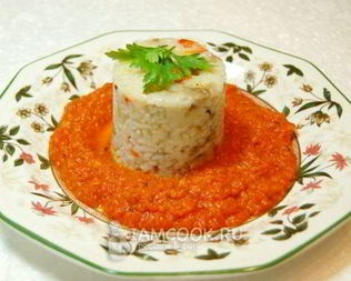 Рис с грибами