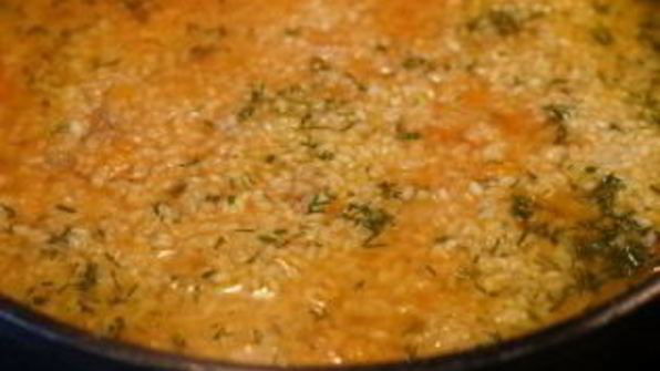 рис с куриным фаршем