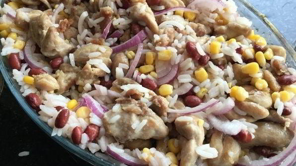 рис с курицей