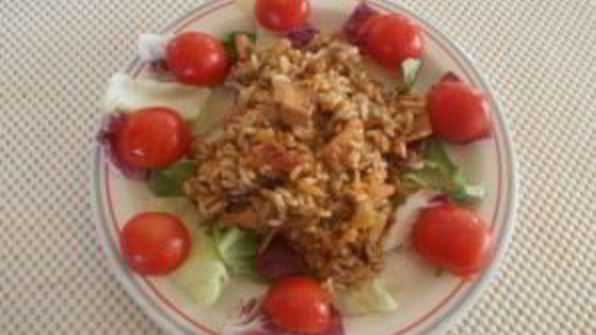 рис с подливкой