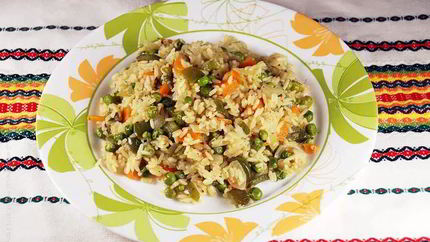 Рис жасмин с овощами