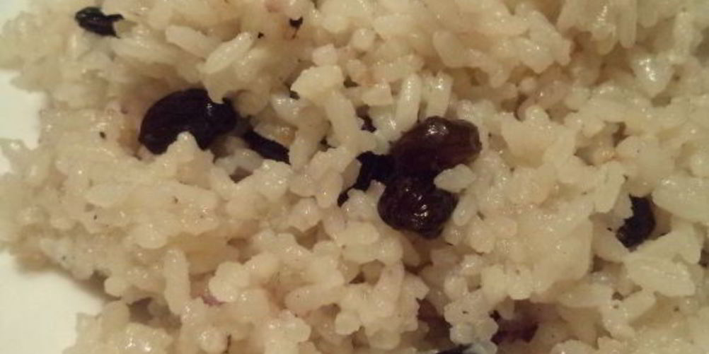 Рецепт сладкого риса с изюмом