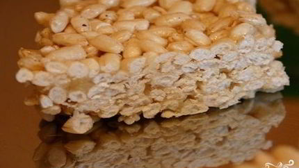 Воздушный рис в карамели