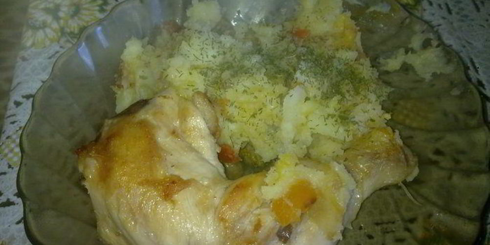 Рецепт жареного картофеля с кабачком