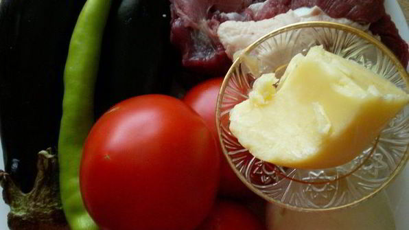 бадымджан, бибяр, помидор долмасы