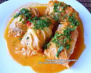 Диетические голубцы